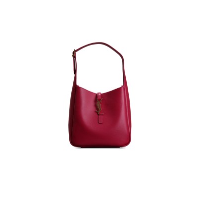 YSL LE 5 À 7 SMALL IN GRAINED LEATHER 713938 (23*22*8cm)